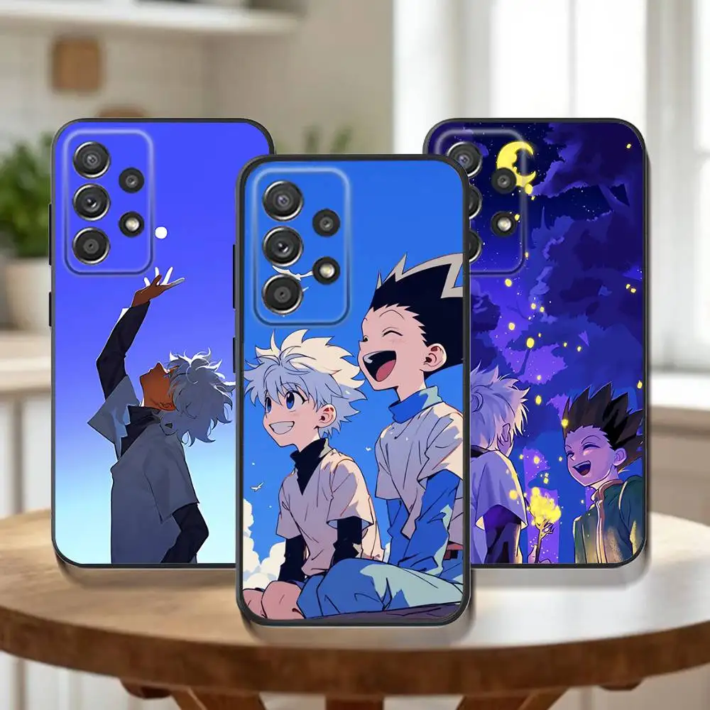 

H-HunterS x H-HunterS Phone Case For Samsung Galaxy A 91,80,73,72,71,53,52,51,22,5G Shockproof Soft Black Cover