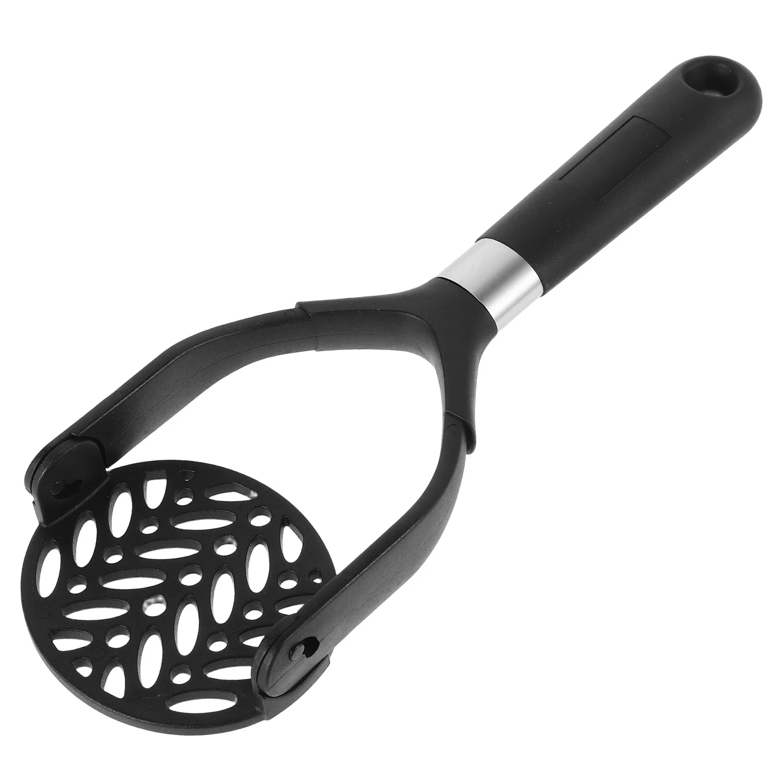 

Folding Potato Masher Black Handle Nylon Food Press For Mashed Potatoes Baby Food Avocado Tomato Vegetable Ricer Non Scratch