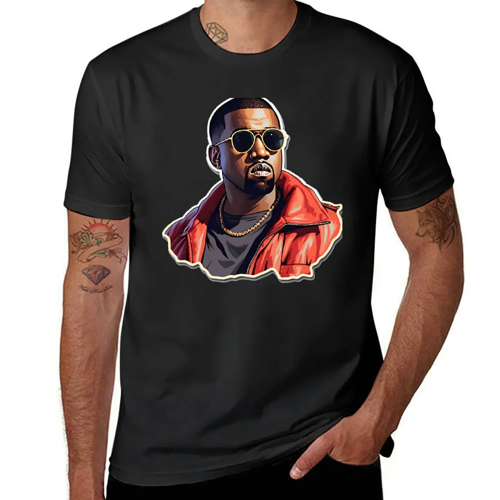 kanye west T-Shirt shirts graphic tees summer tops designer t shirt men