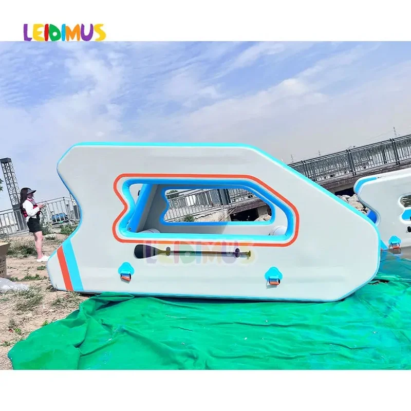 New Arrivals Water Electric Inflatable Yachts Luxury Portable Can Accommodate 2-8 Person Floating Inflatable Boat Yacht for Sale