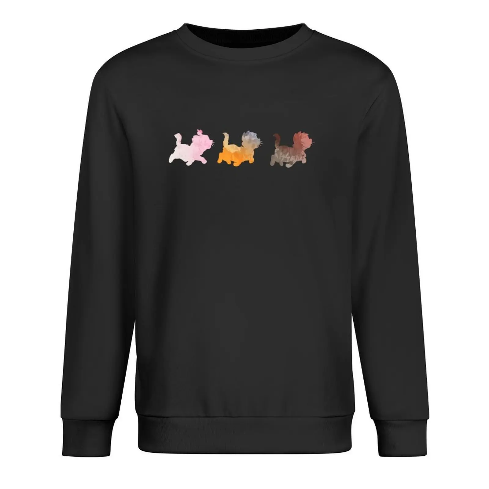 

Kittens Inspired Silhouette Pullover tracksuit autumn clothes anime clothes mens designer clothes sweatshirts men