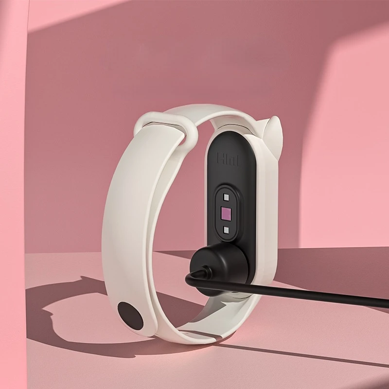 Xiaomi Mi için bant bilezik Band 3 4 silikon kedi kulaklar kayış MiBand 5 bilezik bilek kayışı Mi Band için Miband 6 bileklik 4