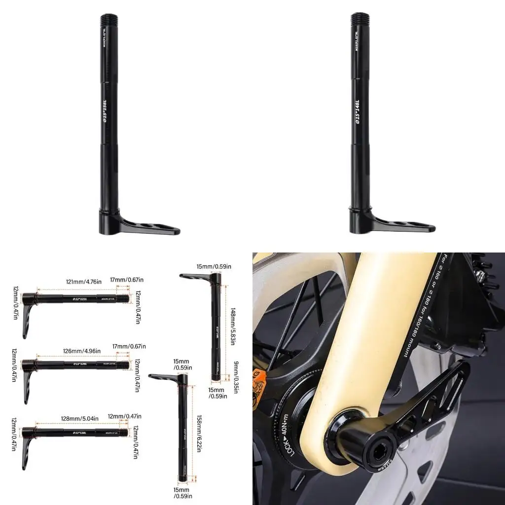 

Aluminum Alloy Front Fork Thru Axles for Easy Installation Front Fork Thru Axles