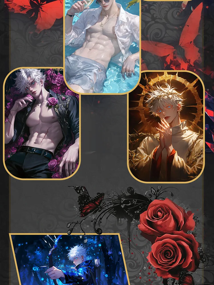 TenYang JJK 2 A5 Boards Jujutsu Kaisen Trading Cards Featuring Gojo Satoru Doujin Booster Box Hobby Collection Kids Toys & Gifts