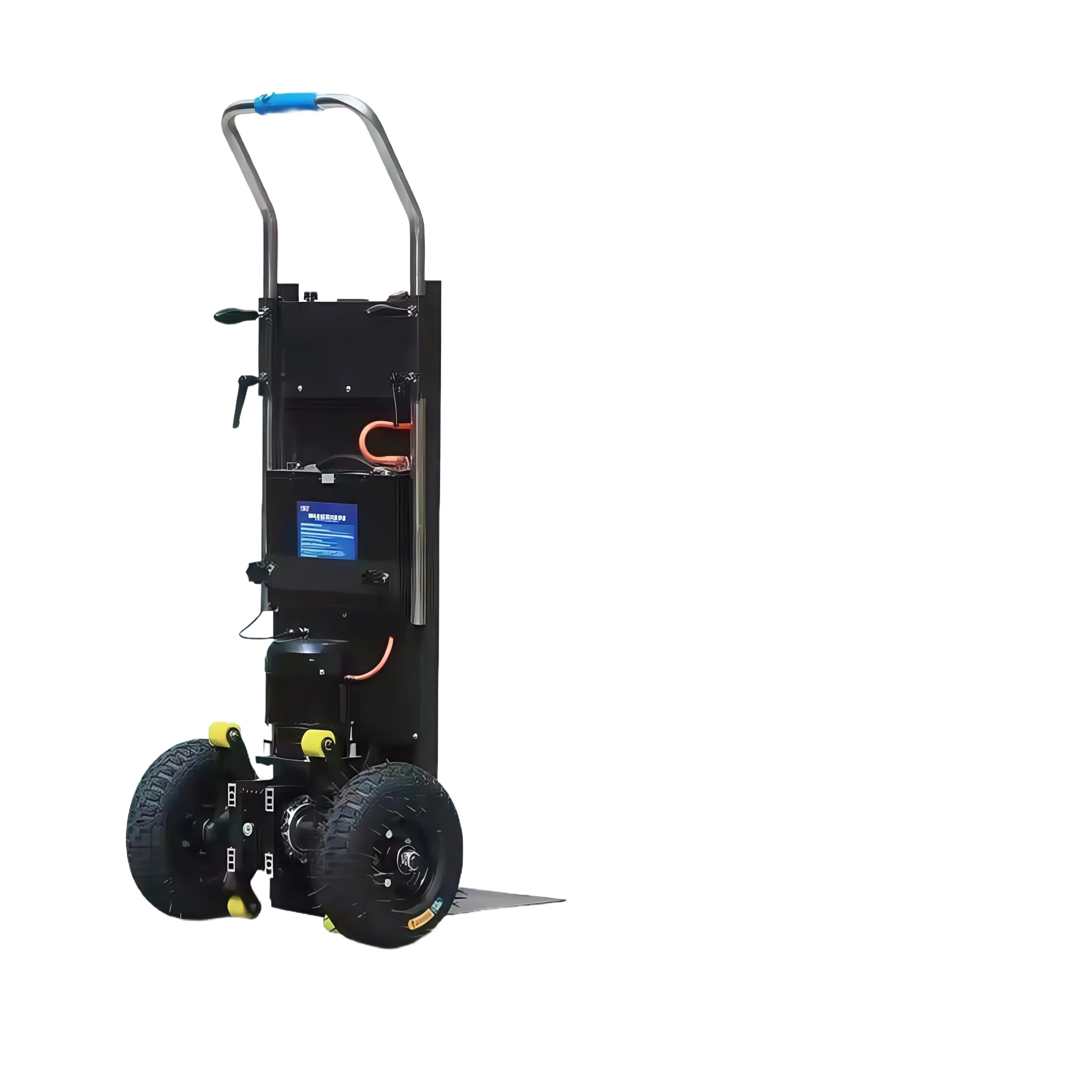 

Compact Electric Stair Climber Dolly With Handle - Anti-Tip Design For Safe Stair Transportation In Homes, Offices & Stores