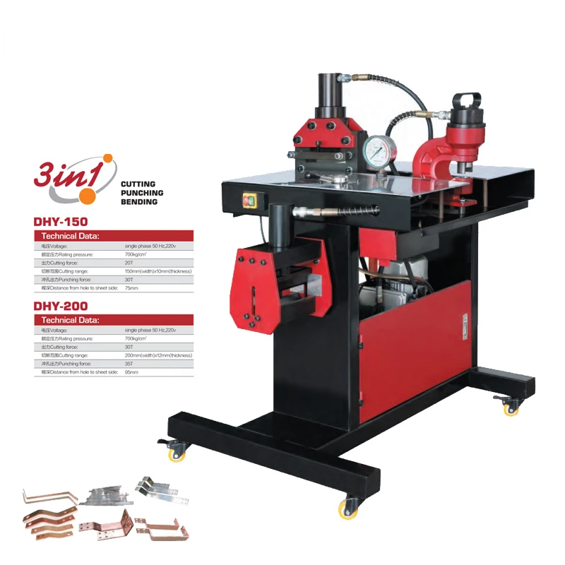 

Busbar Processor For Bending/punching/cutting Tool DHY-200D DHY-150D