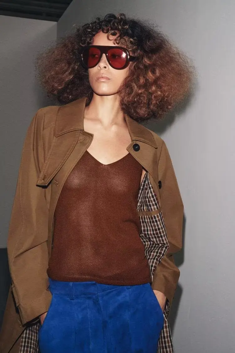 

BB6779 Осень 2021, новый женский свободный однобортный плащ средней длины в стиле ретро с лацканами и длинными рукавами 3811244