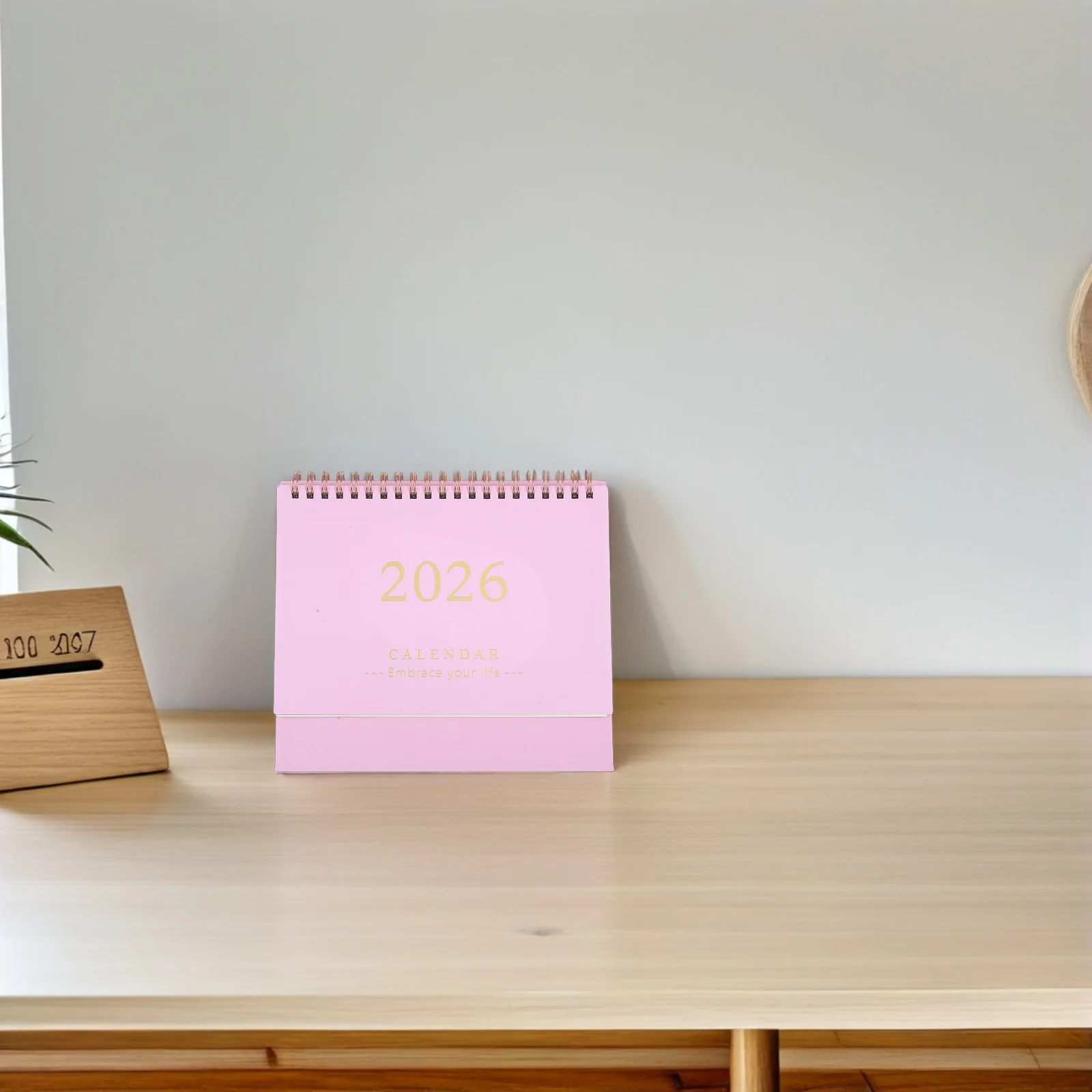 

Mini Desk 2026 Compact Foldable Standing Flip Monthly Planner Small Desktop Calendar For Home Office School Tabletop Calendar