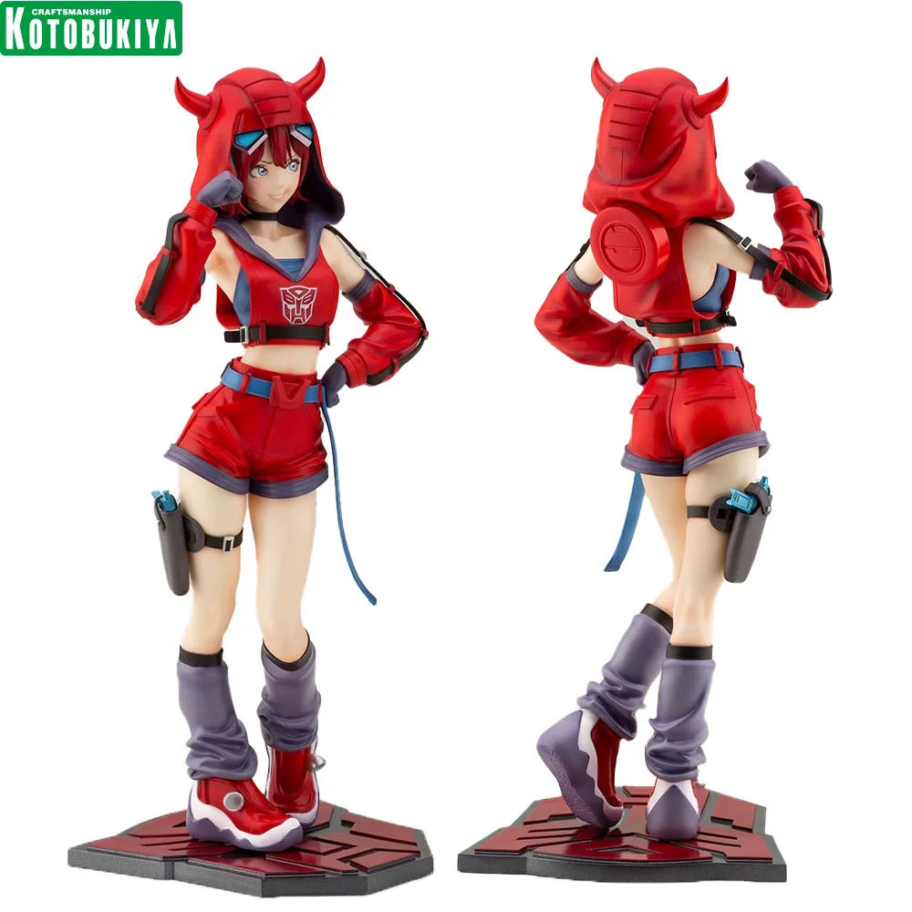 Original em estoque kotobukiya transformadores-clipe-bishoujo estátua edição limitada anime figura de ação modelo decoração