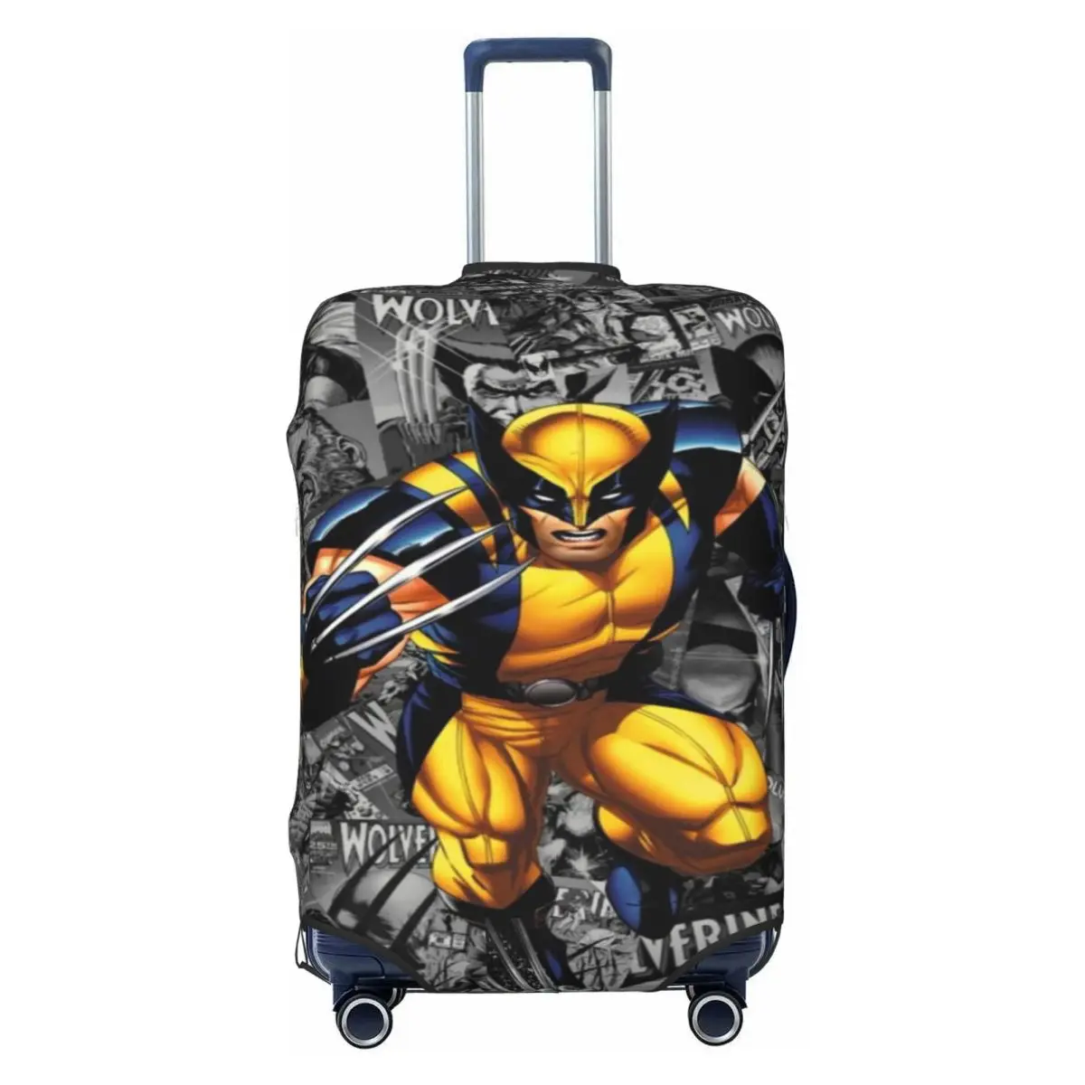 

Custom Funny W-Wolverine Movie Luggage Cover Protector Elastic Travel Suitcase Covers