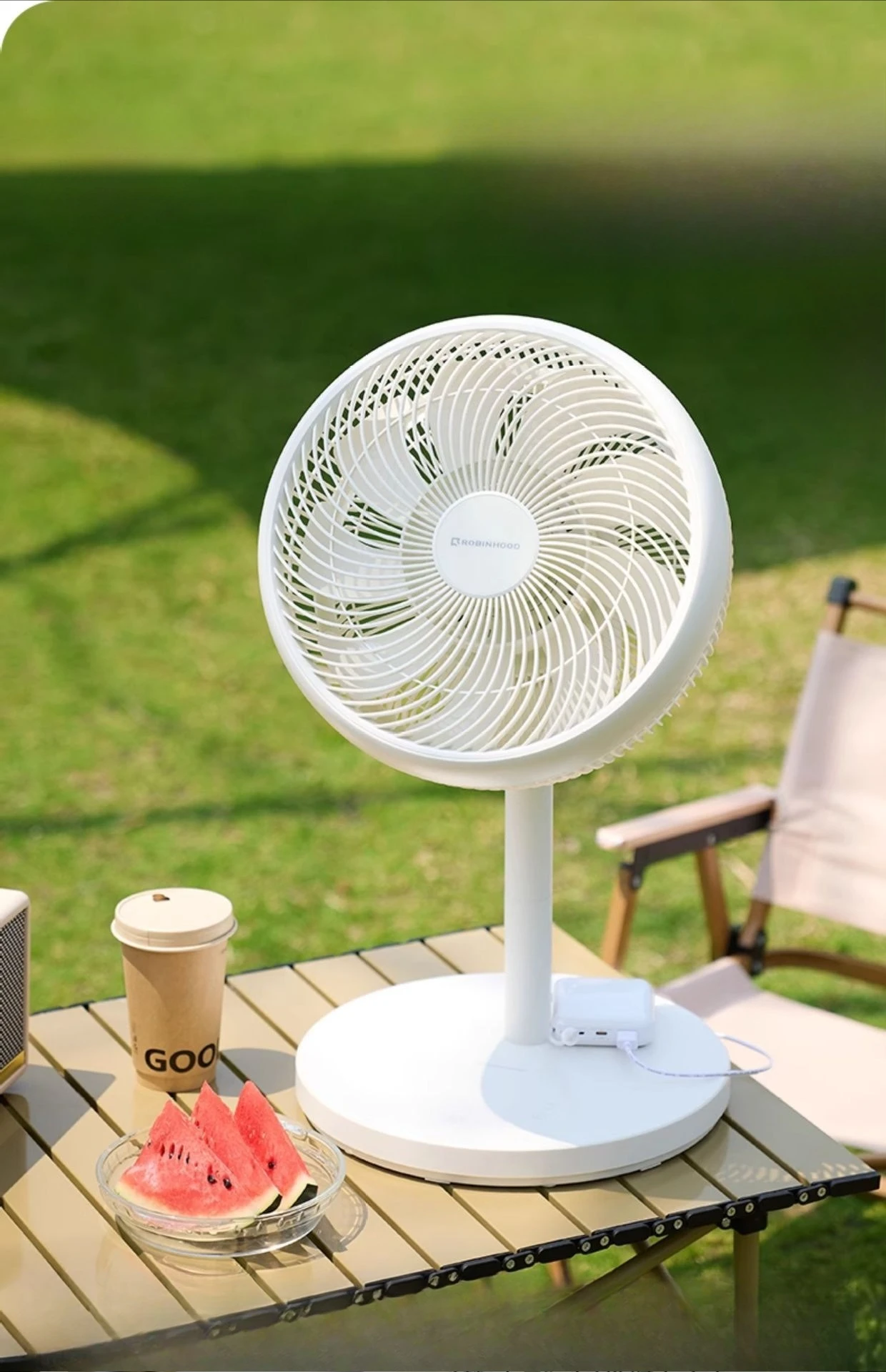 

Voice air circulation fan, wireless home mute stand vertical electric fan