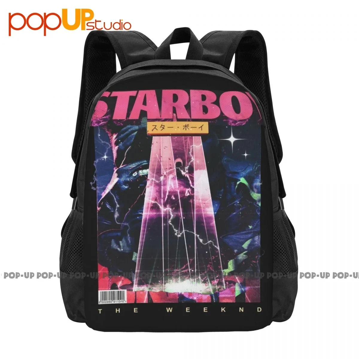 The Weeknd Starboy World Tour Hip Hop La Flame Rap Jackboys Backpack Large Capacity Fashion Large Capacity