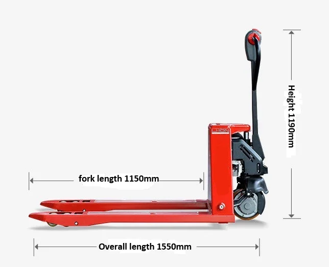 walkie type electric pallet jack 1.5 ton powered pallet truck