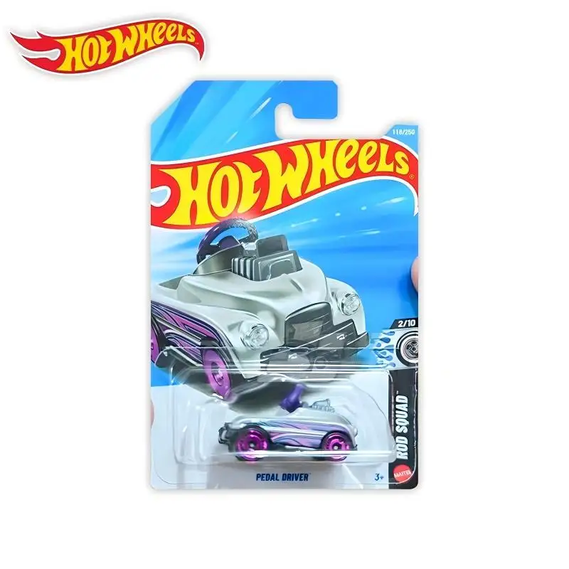 

2026-118 Коллекционные металлические модели машинок Hot Wheels Pedal Driver 1/64, игрушечные транспортные средства