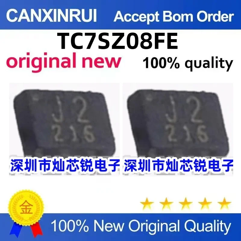 

(5-100 pieces)TC7SZ08FE printing wire J2 SOT-553 brand new original