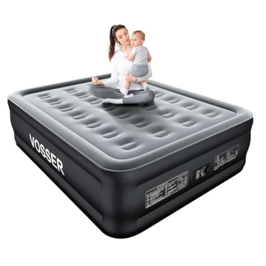 

Air Mattress Full with Built in Pump18''Raised Blow Up Mattress Self Inflatable Mattress in 3 Mins Portable Air Bed for Home Fl
