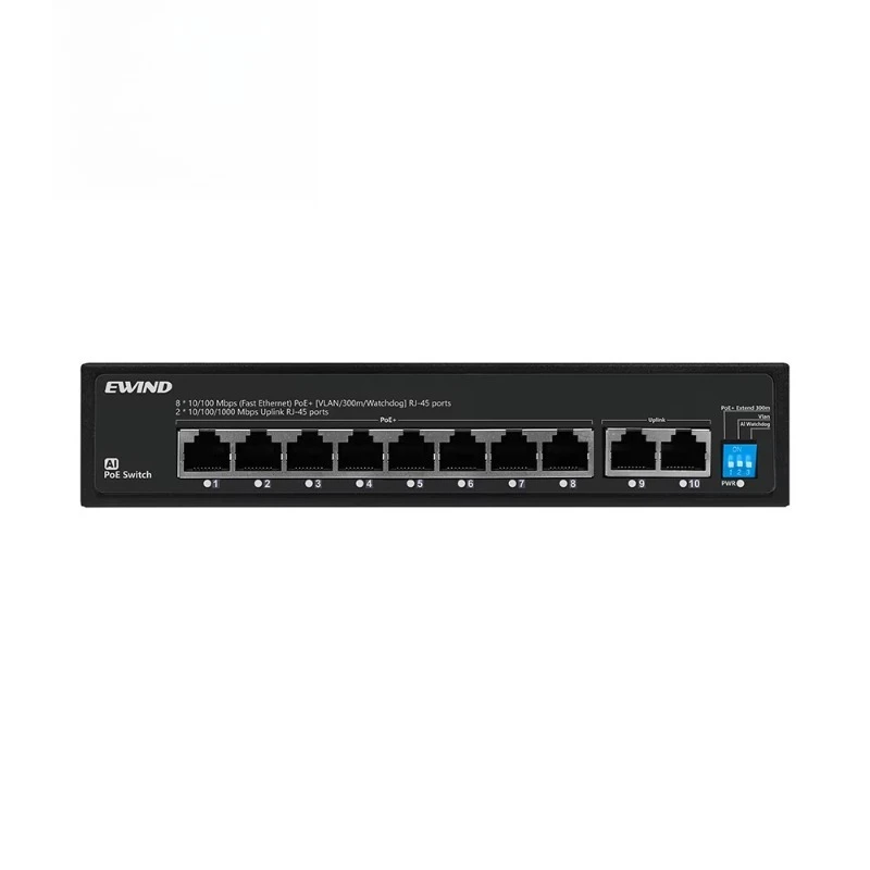 Hot Sell 10/100/1000M Manufacturers Sfp Hub Unmanaged 8 Port Poe Gigabit Network Switch