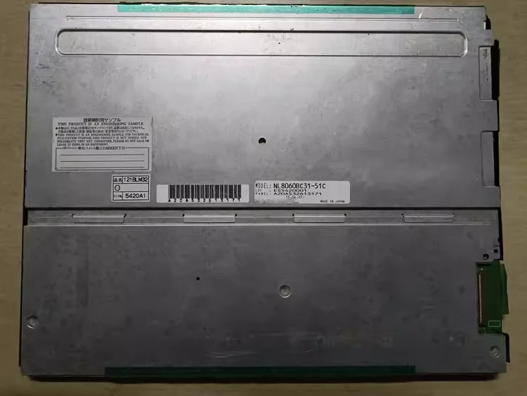 

12.1-inch NL8060BC31-51C Lcd Screen Test normal before sending