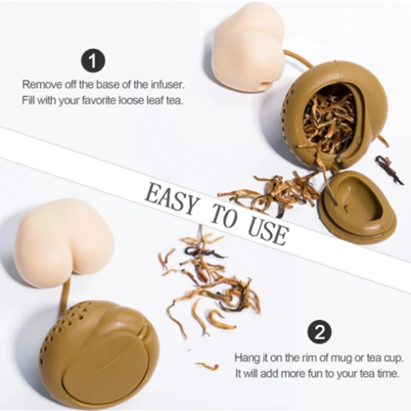 الشاي Infuser غربال أنبوب أكياس الشاي Infusor تصفية التوابل لتخمير الشاي الناشر مصفاة شاي الإبداعية مضحك صانع الشاي الملحقات #4