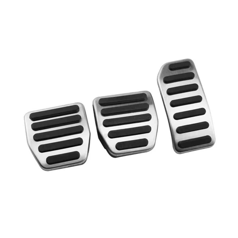 Car Aluminum Footrest Gas Brake Pedal Accelerator Non-Slip Pedal Pad Cover for Volvo S60 S80L XC60 S60L V60