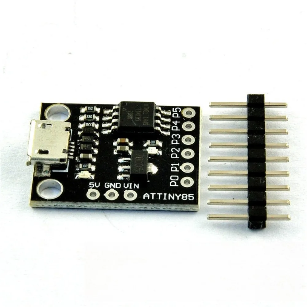 

ATTINY85 Development Board Mini USB Microcontroller Ultra Small Digispark Compatible for Wearable Tech IoT Projects Arduino IDE
