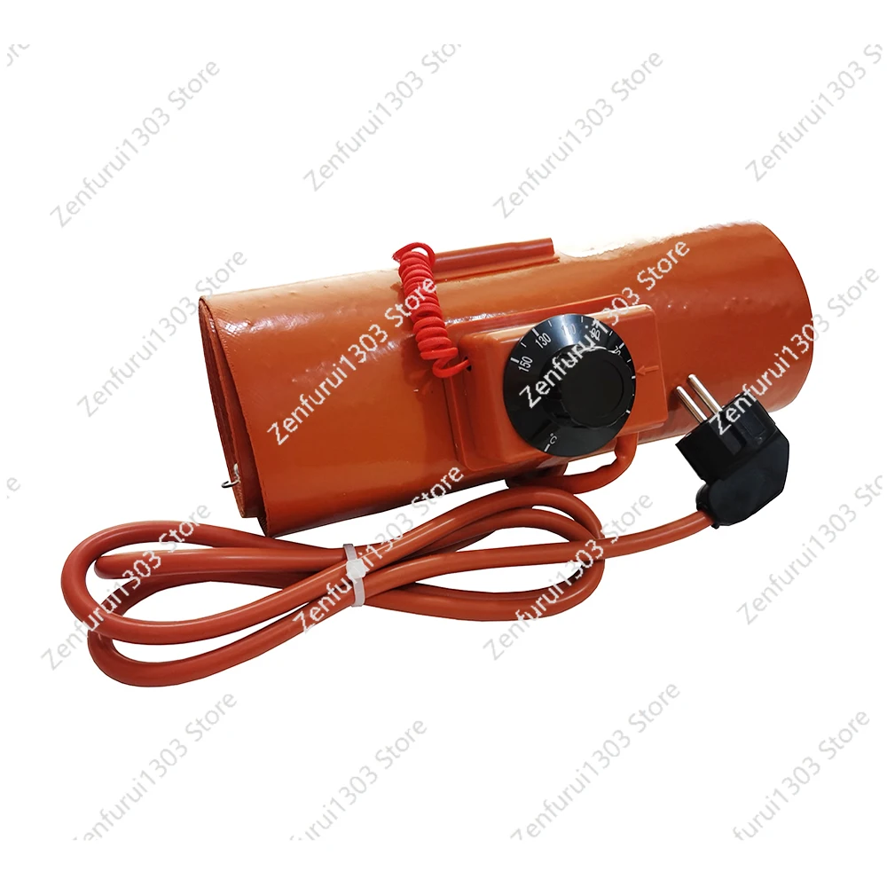 200L Oil Drum Heater 1740x250MM 220V 3000W Oil Gas Tank Metal Barrel Electric Silicone Heating Belt 30-150℃ with EU Plug