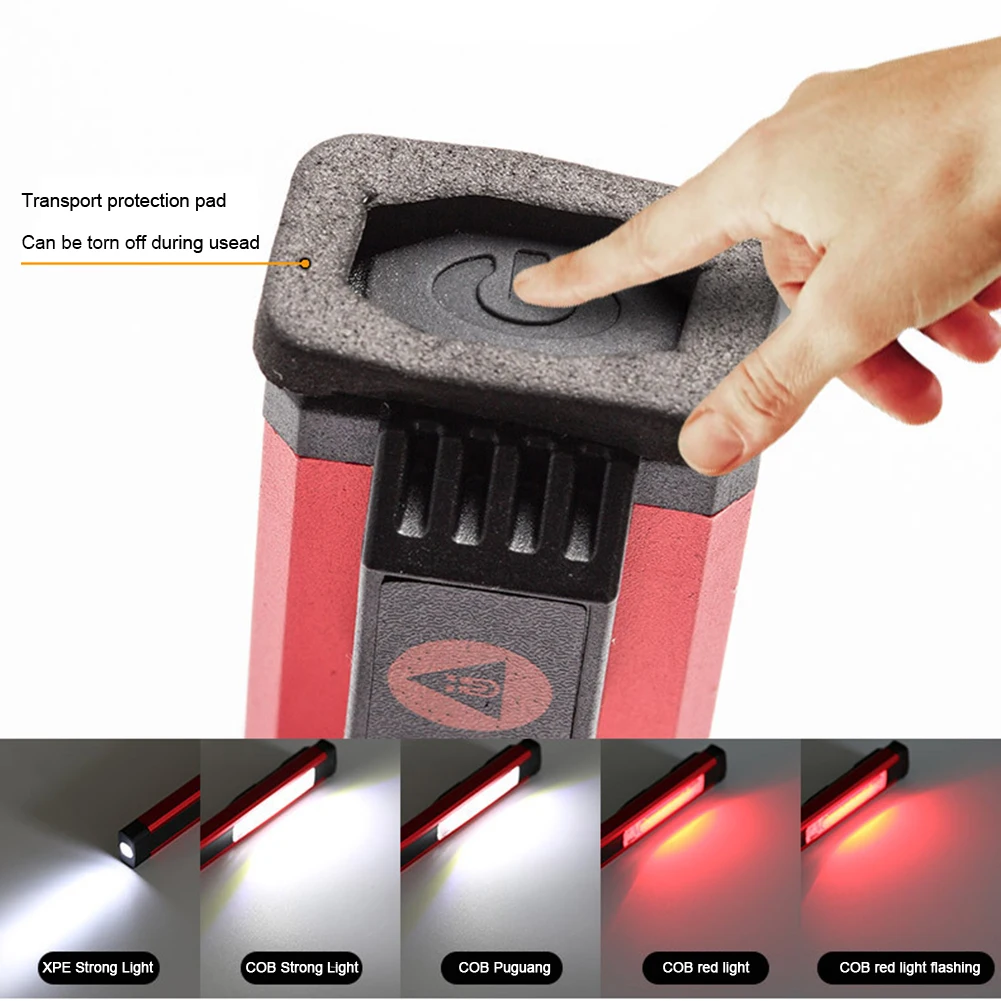 240LM COB Brightness LED Work Light Portable Auto Repair Light Emergency Light COB LED Work Lamp Flashlight with Magnetic Base