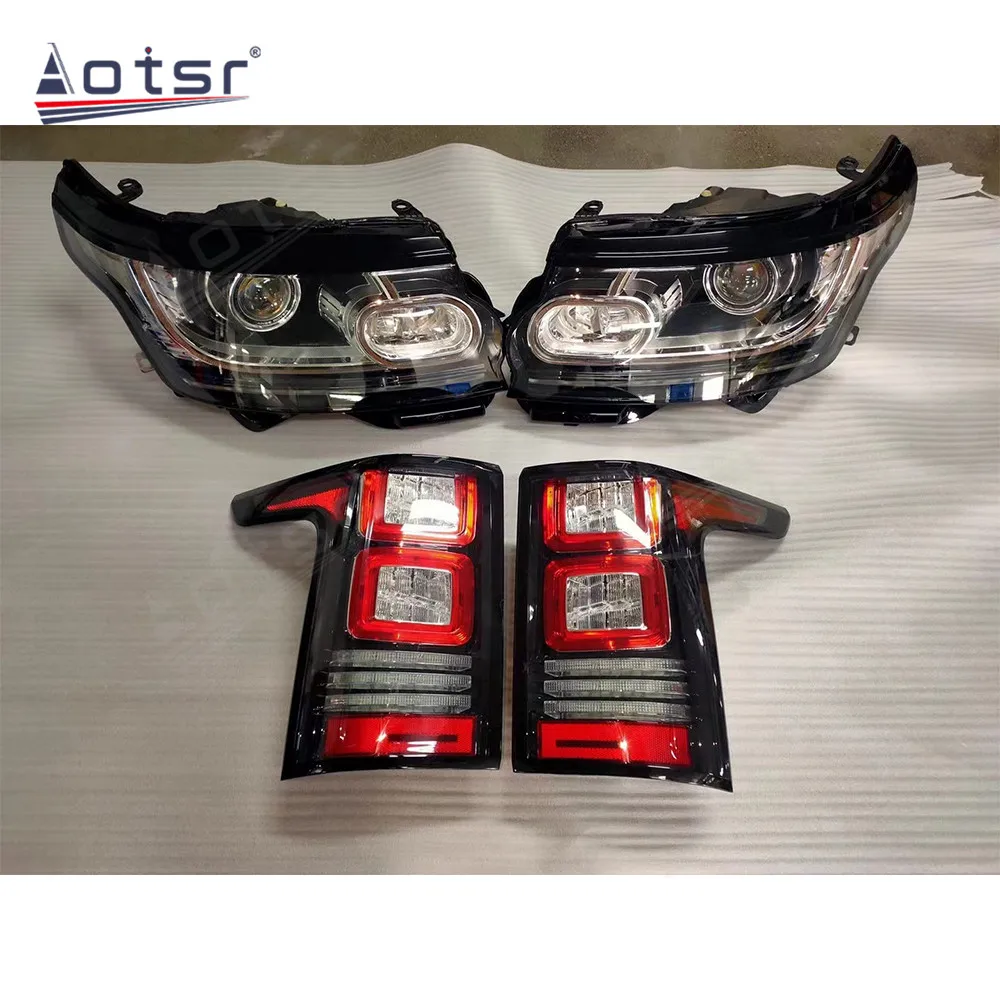 For Land Rover Sport Car LED Headlight Assembly Turn Signal Day Running Lights Brake Stop Fog DRL Lamps Accessory