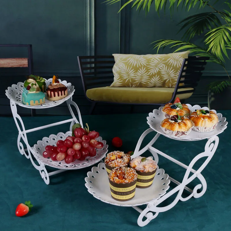 Fruit Plate Holder Birthday Cake Stand Dessert Table Decoration Trays Wedding Dim Sum Biscuit Display Rack Tools Fashion Tools