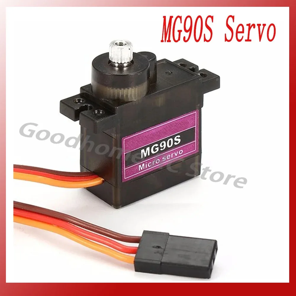 

1PCS MG90S Metal Gear RC Micro Servo 9g MG90S for Trex 450 RC Robot Helicopter