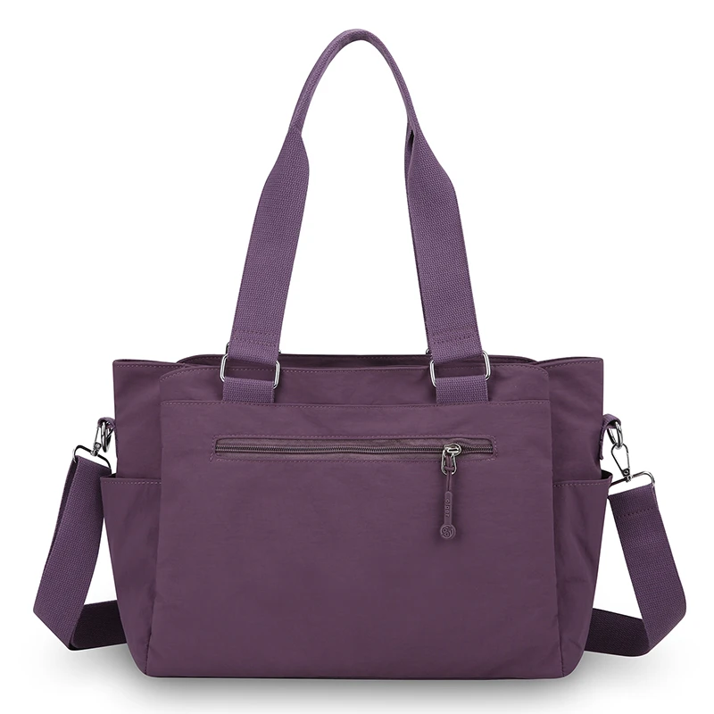 Damen-Shopper aus Oxford-Gewebe mit großer Kapazität, leichte, strapazierfähige Schultertasche, Handtasche für Freizeit, Arbeit, Pendeln und Reisen. – Detail 3