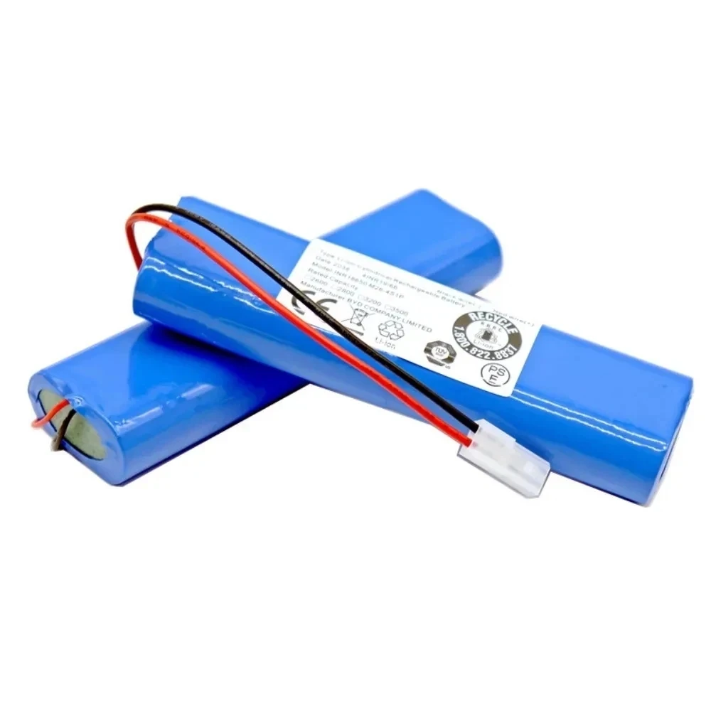 Qihoo 360 s6用のオリジナルバッテリー,Roborock掃除機,100% 新しいコンポーネント,14.4v,12800mah,2022