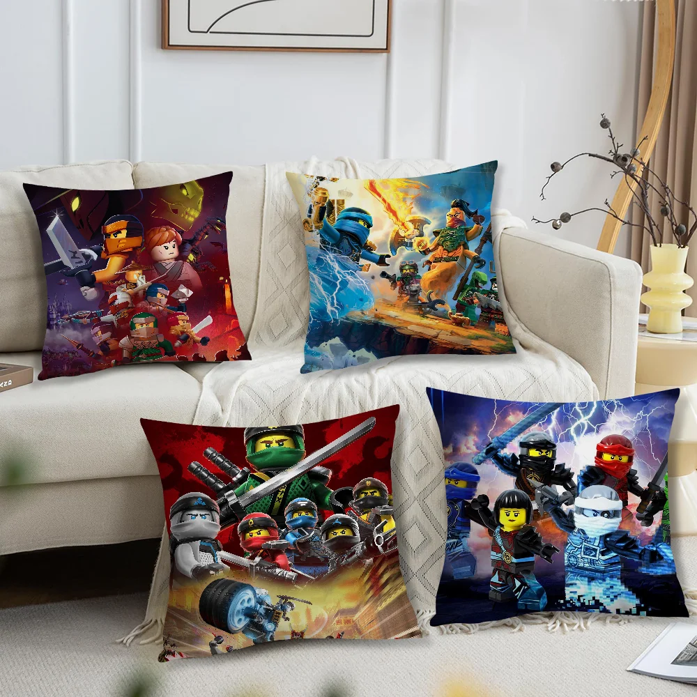 Living N-Ninjago Room Spinjitzu Headboard of Bedroom Office Cushion L-Lego Classic Cushion Masters Sofa Nap Time Pillow Case