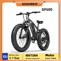 GOGOBEST GF600 Adult  Electric Bike 1000W Motor E-bike 48V13Ah Battery City  Ebike 26 Inch Fat Tire Electric Bicycle