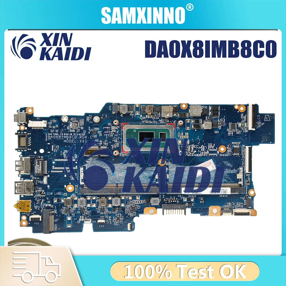 

Материнская плата для ноутбука HP Probook 430 G6 DA0X8IMB8C0 HSN-Q14C с процессором I3-8145U I5-8265U DDR4 Pavilion 15-eg0000 100% тестирование