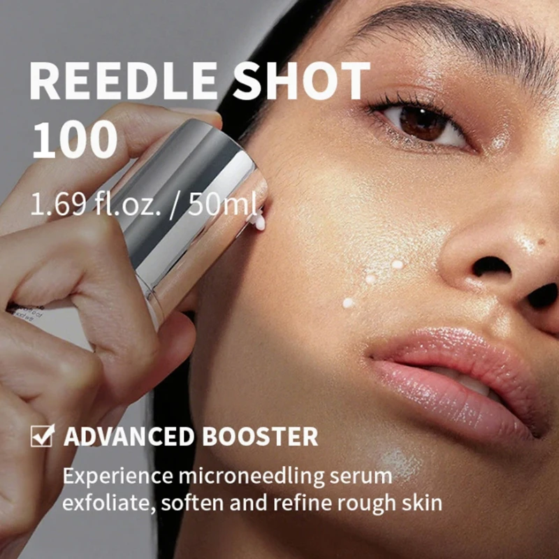 

100 Spicule Microneedles Serum Essence Centella Extract Moisturizing Booster Lotion Reduces Fine Lines Correcting Facial Serum