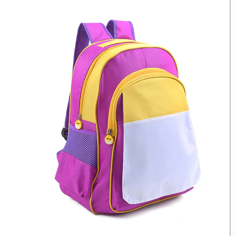 Sublimation Leere Schule Tasche Rucksack für Kinder Kinder Junge Mädchen Große Größe Personalisierte Druck Bookbag Für Student