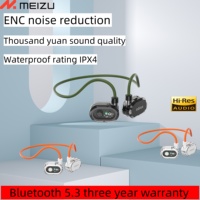 Original MEIZU mblue H02 Sport Wireless Earphone 55mAh V5.3 Bluetooth Earphones Hanging Style Headsets Wireless Earbuds