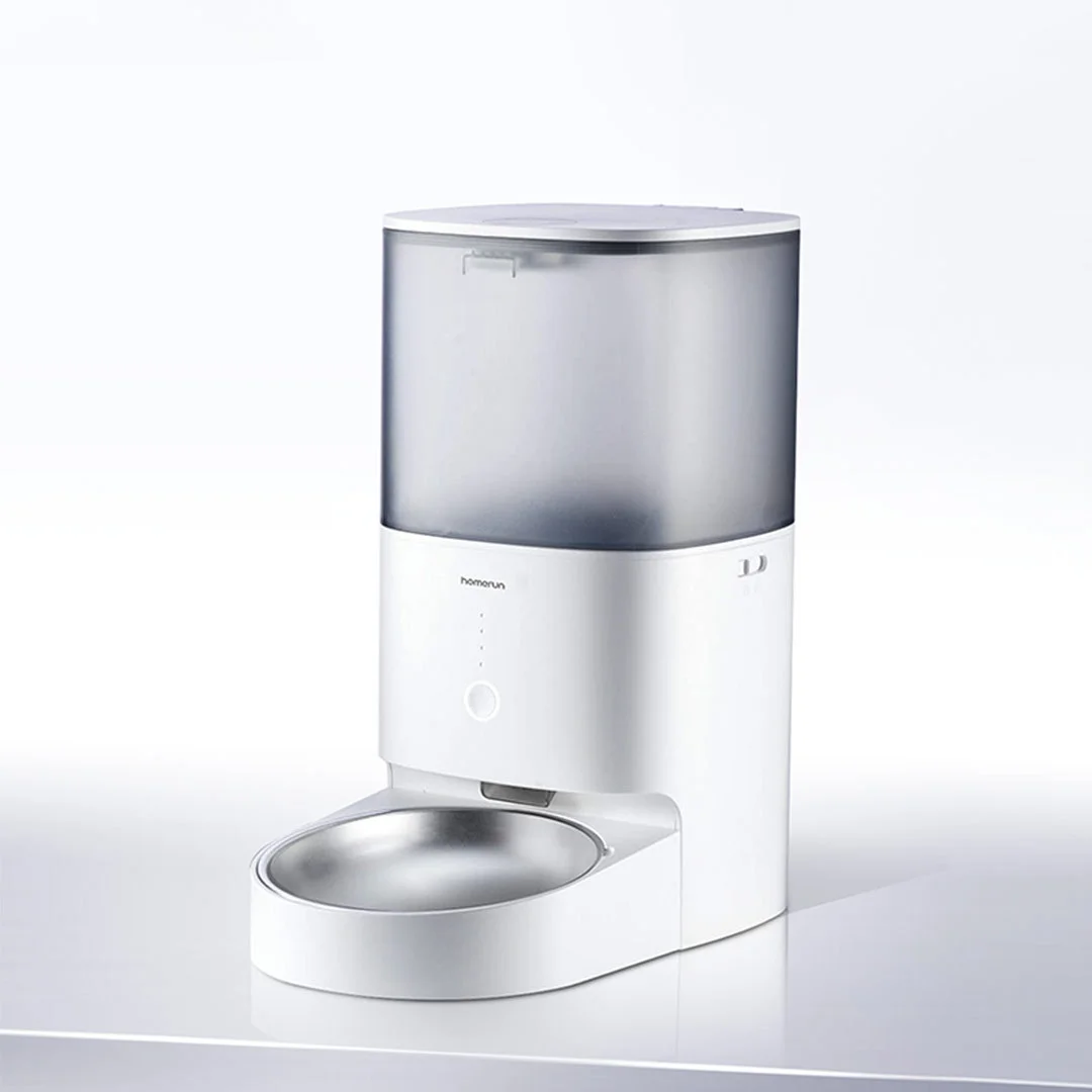 

Real Cat Pet Automatic Feeder 5L Intelligent APP-Controlled Dog's Quantitative Timing Eco-Friendly Solid Plastic Bowls Battery
