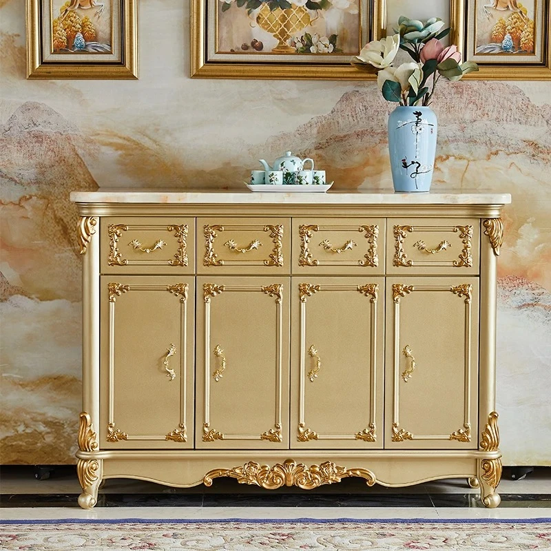 

Винтажный классический консольный столик: модный, элегантный, с местом для хранения, премиум-класса, для гостиной, мебель для дома