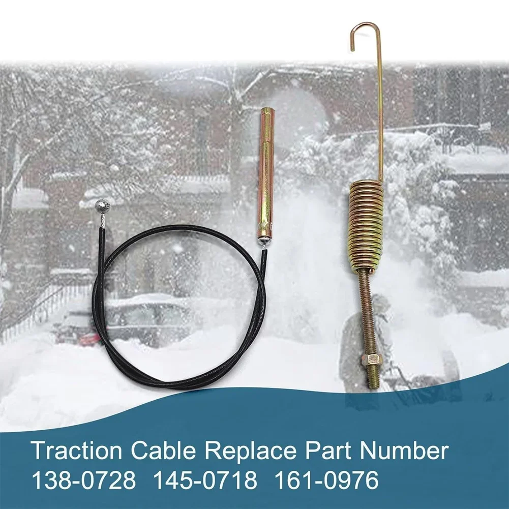 Aftermarket Part Traction Cable Snowblower Maintenance Enhanced Traction Metal Construction Optimized Grip Control