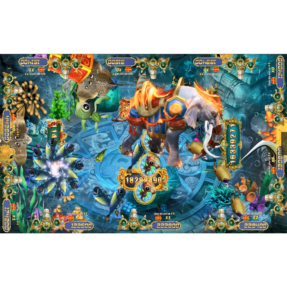 USA Popular 4/6/8/10 Players Legend Of The Dragon Fish Hunter Game Machine Host Accessories