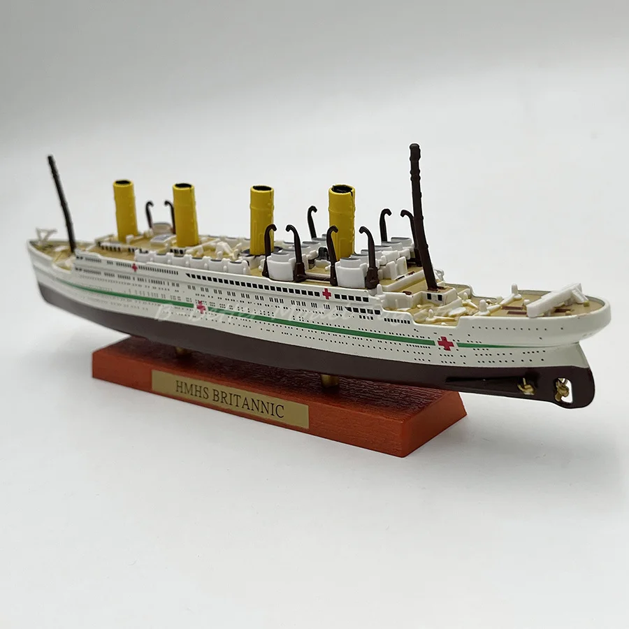 1:1250 Diecast Ship Model Toy HMHS Britannic Ocean Liner Cruiser Miniature Replica