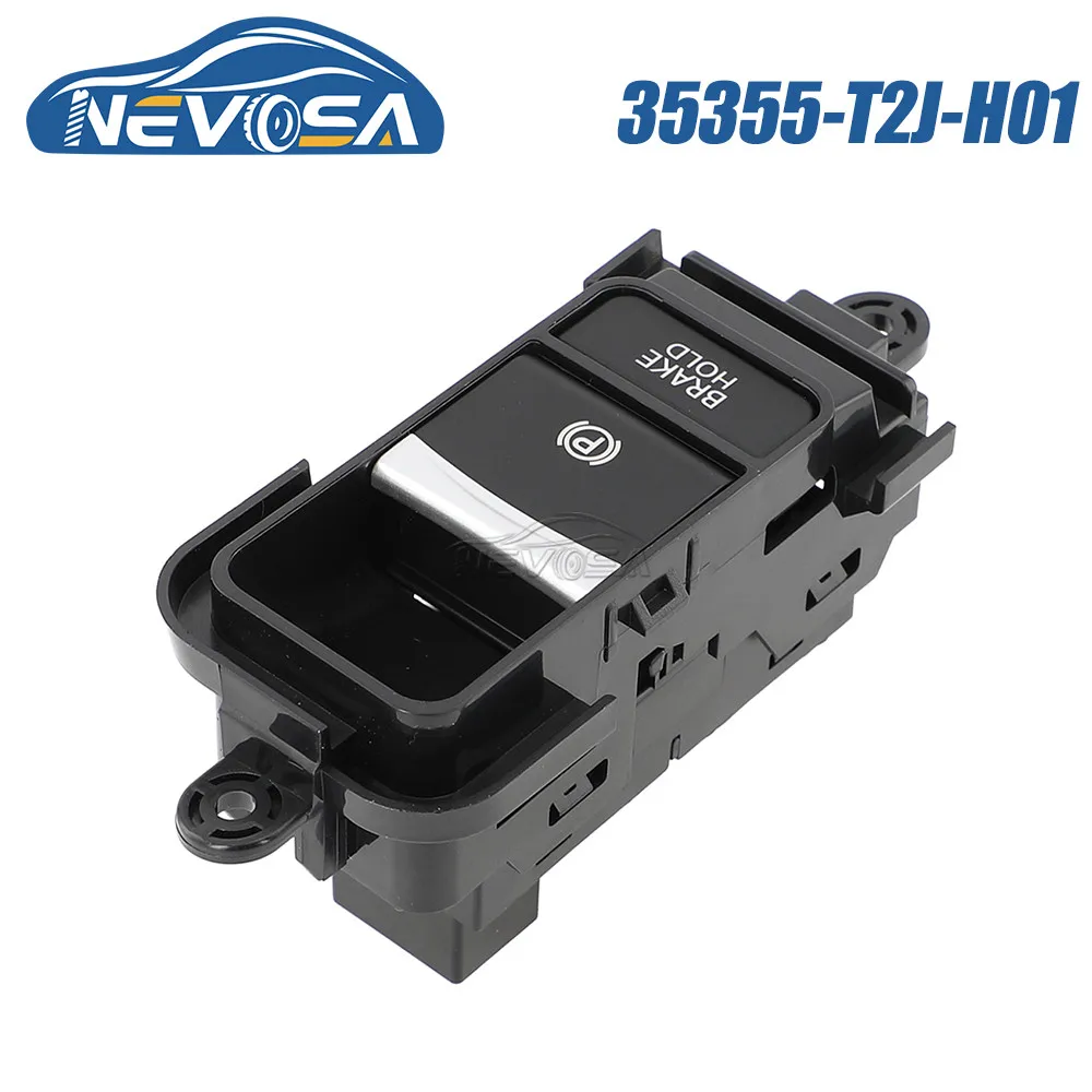 NEVOSA 35355-T2J-H01 For Honda Accord 2014 2015 2016 2020 Car Parking Brake Control Switch Handbrake Button 35355T2JH01 12 Pins