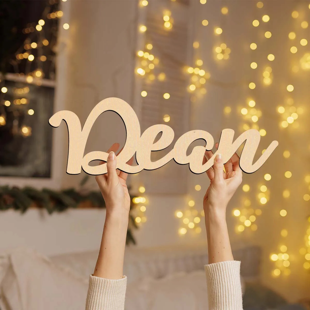 1 шт., забавный диван, пример, индивидуальный текст, деревянный материал, деревянная табличка, вывеска с лазерной резкой, ручная работа, с элегантными курсивными надписями