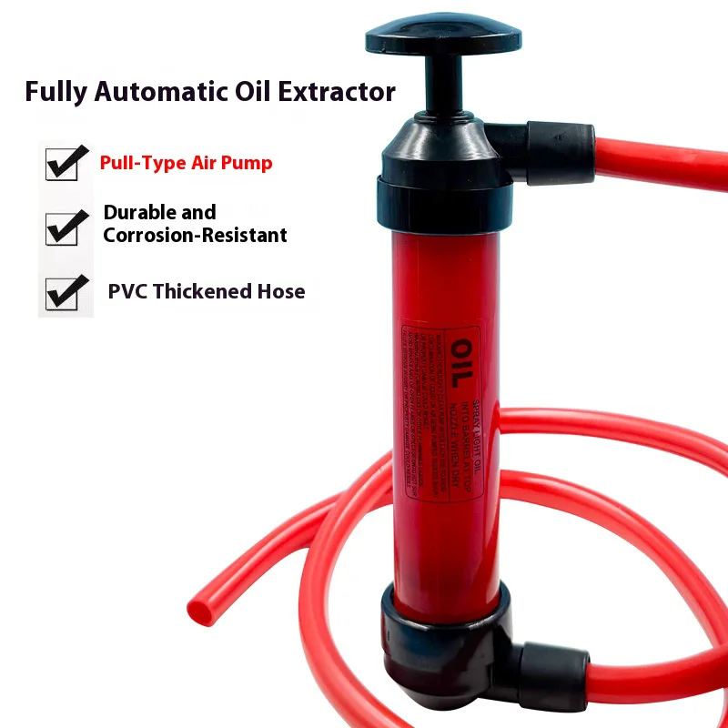 

1pc Portable Manual Pump for Oil Feeder Car Gadgets Siphon Suction High Quality Inflatable Hand Tube Hose Auto Accessories