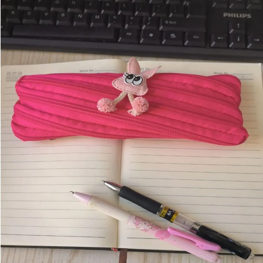 New Kawaii Cute Pencil Bag Storage Bag Pencil Package Multi-function Pencil Pen Stationery Bag School Supply Stationery Creative