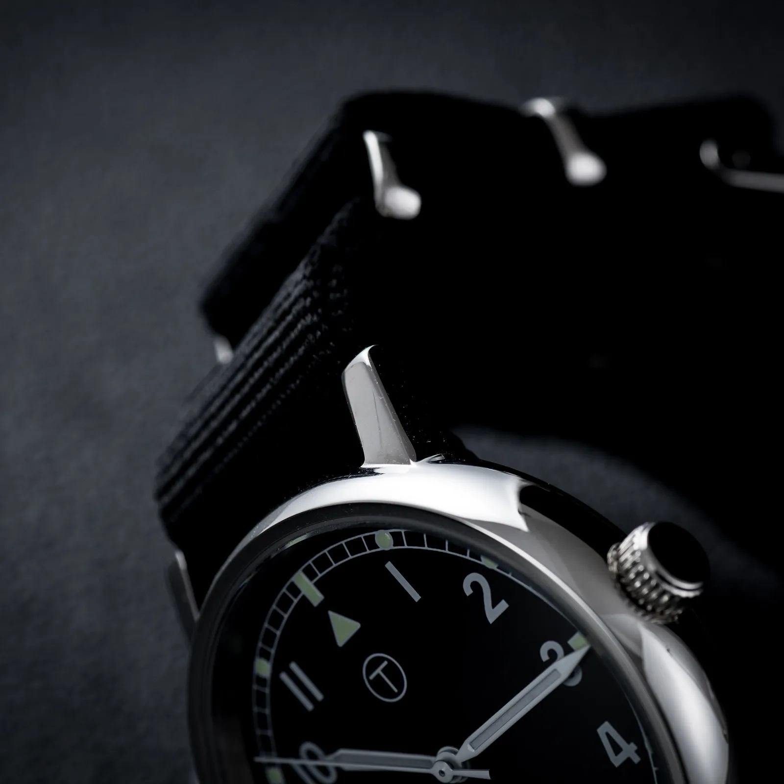 reloj hombre 36mm/40mm Outdoor Watch Nylon Strap C3 Green Luminous PC21 Quartz Movement Pilot Case Vintage Wristwatch Waterproof