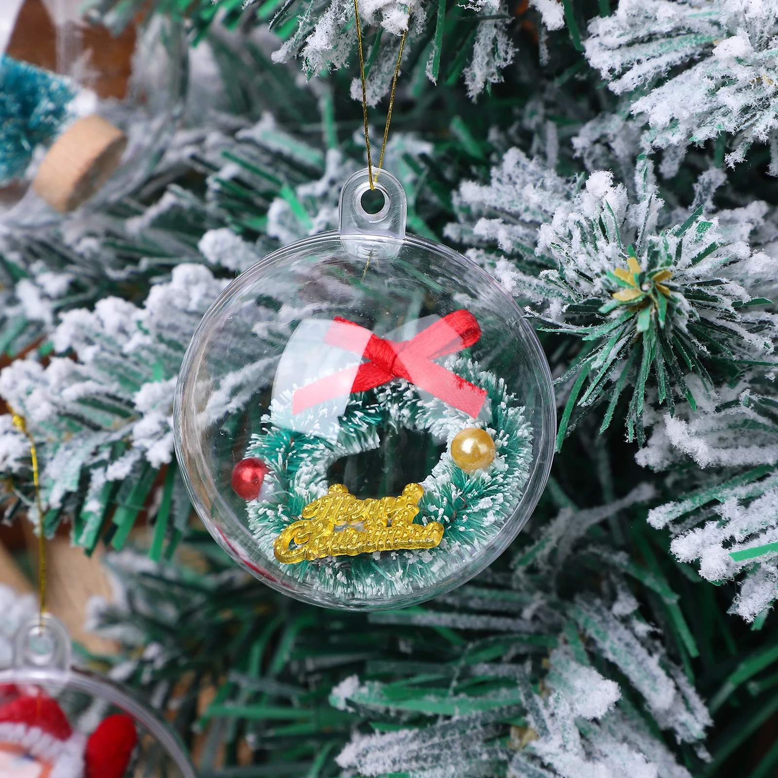 

15 pcs Plastic Christmas Ball Hanging Ornaments For Christmas Tree Xmas Decor Party Wedding Home Garden Decoration Hanging