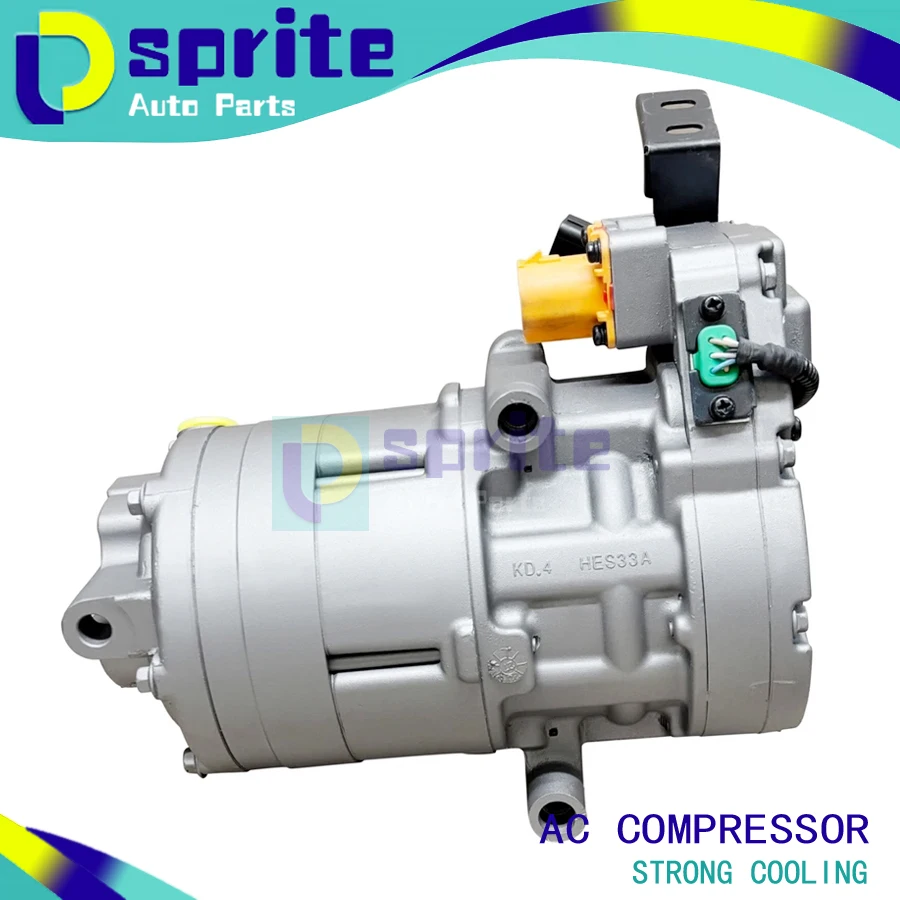 

HES33 Electric AC Compressor Air Conditioning For Hyundai Kona 2022 CA600PPJAA15 97701-K4000 97701K4000 CA600PPJAA